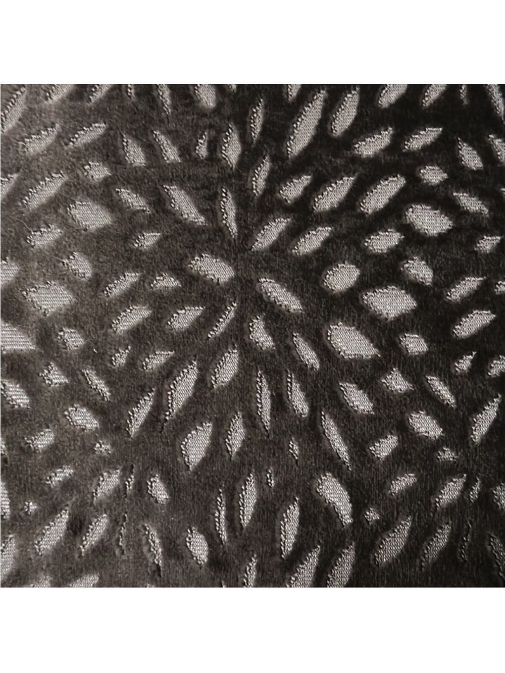Broyhill Petals Dark Gray Lumbsr Throw Pillow~20in x 14in. x 3in. - Picture 3 of 8
